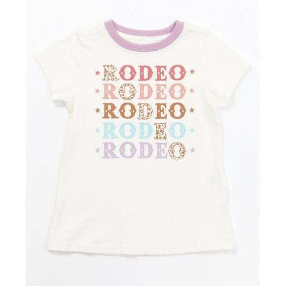Shyanne Other - SHYANNE GIRLS' RODEO SHORT SLEEVE GRAPHIC RINGER TEE 3T